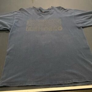 DC T-Shirt, dark blue, with gray graphics. XL.